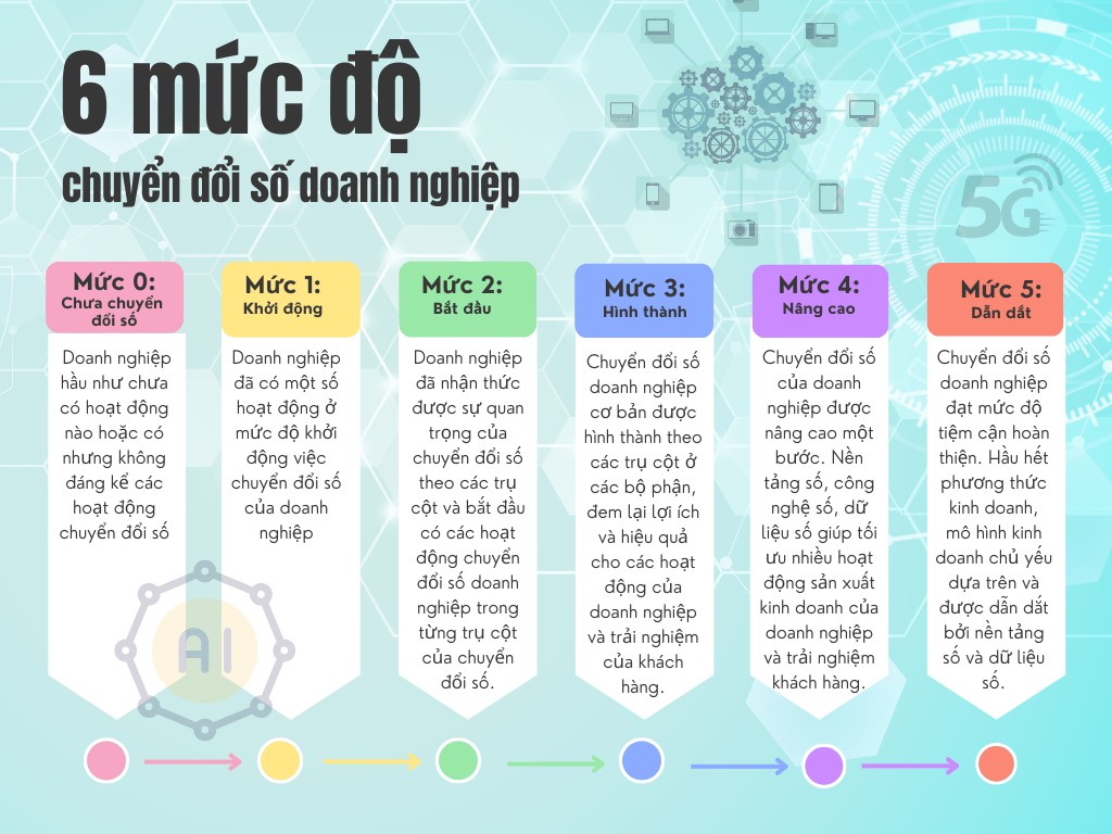 mức độ chuyển đổi số doanh nghiệp