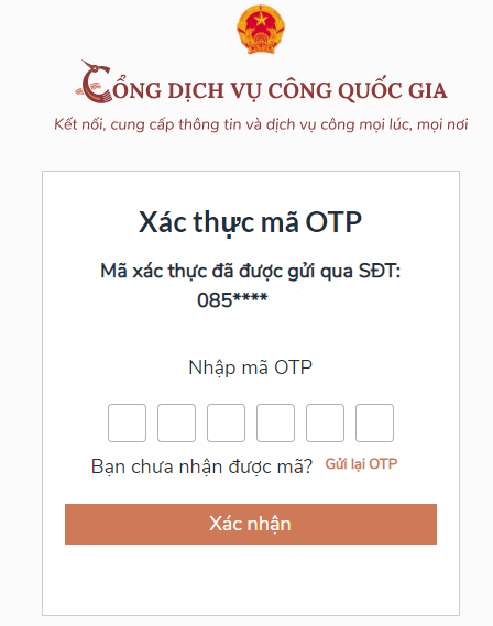 Làm thế nào để lấy lại mật khẩu trên Dịch vụ công Quốc Gia

