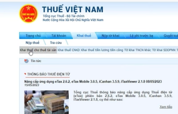 kê khai thuế cho thuê tài sản