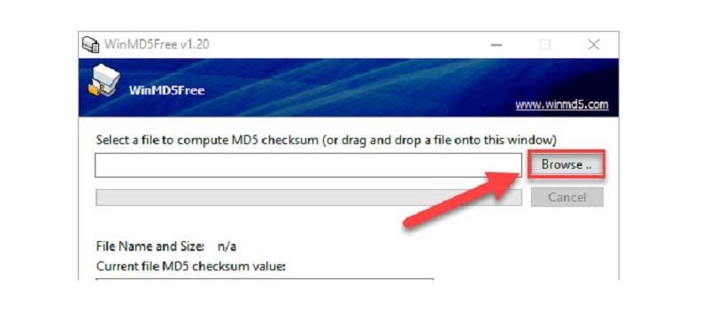 Hướng dẫn cách check MD5