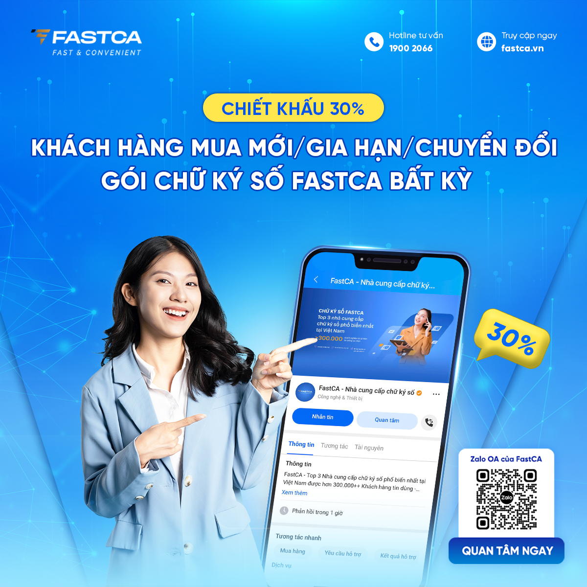khuyến mãi chữ ký số FastCA