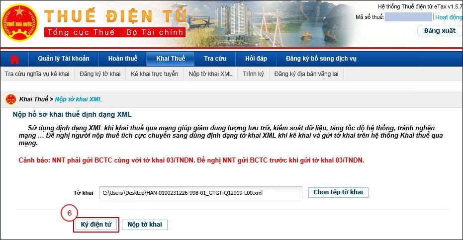 Hướng dẫn đăng ký chữ ký số trên thuế điện tử