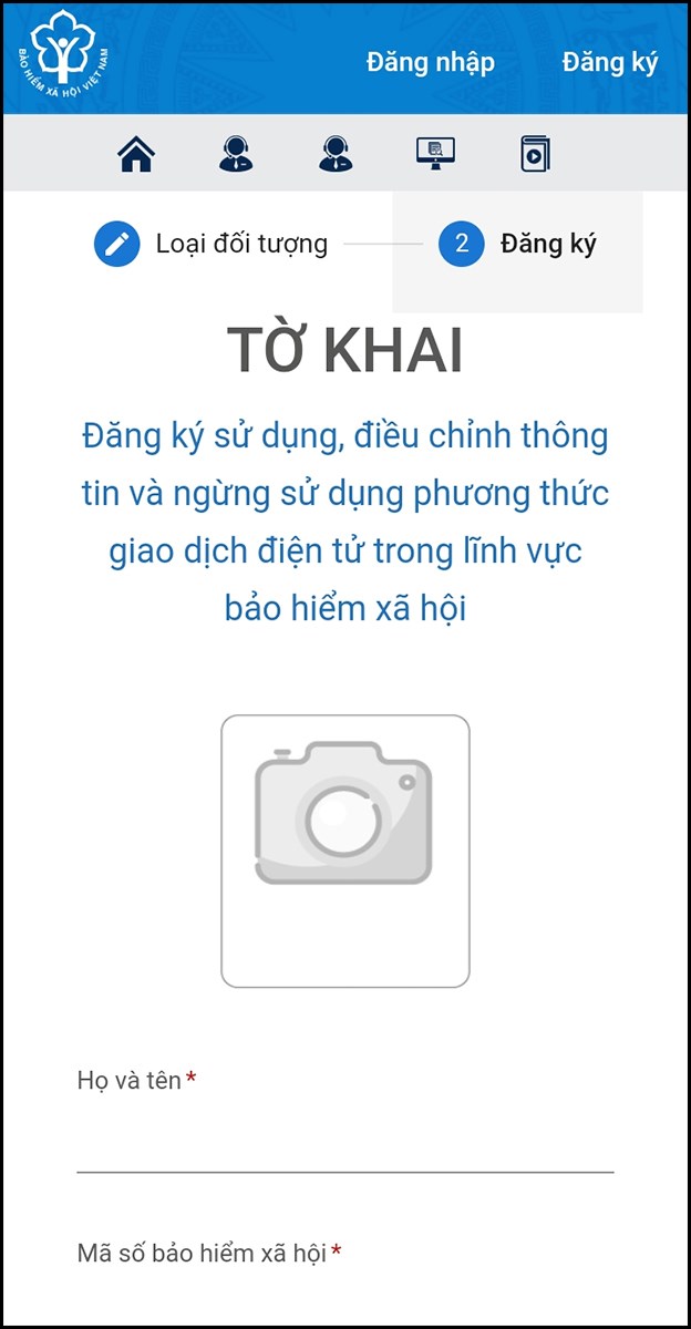 đăng ký BHXH điện tử