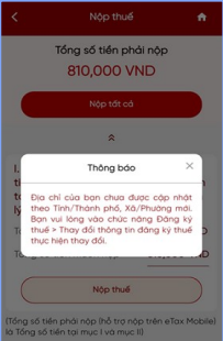 sửa lỗi thường gặp trên eTax Mobile 