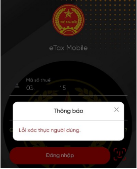 sửa lỗi thường gặp trên eTax Mobile 