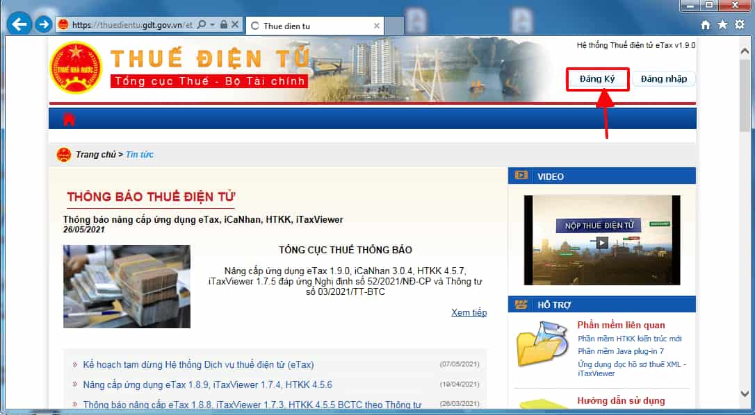 Hướng dẫn đăng ký chữ ký số trên thuế điện tử