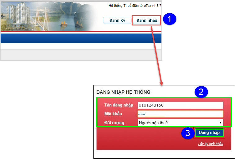 Hướng dẫn nộp báo cáo tài chính qua mạng