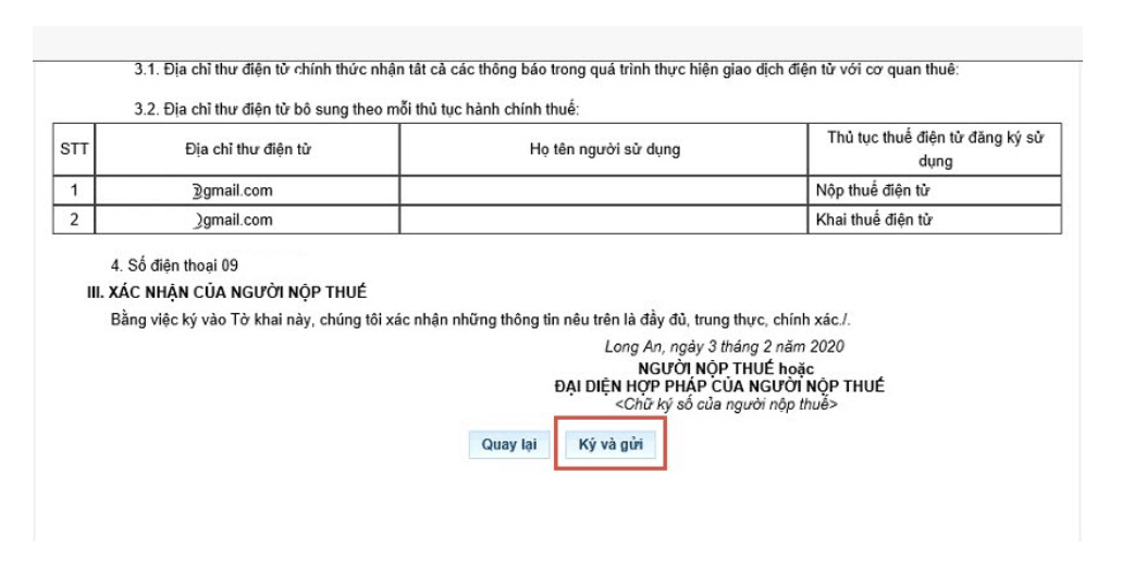 Hướng dẫn thay đổi chữ ký số trên trang thuế điện tử