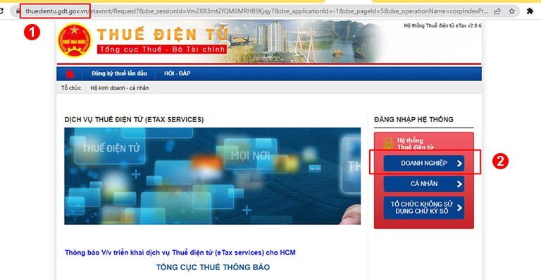 Hướng dẫn thay đổi chữ ký số trên trang thuế điện tử