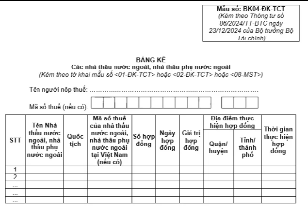Mẫu BK04-ĐK-TCT