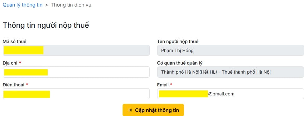 tra cứu mã số thuế cá nhân