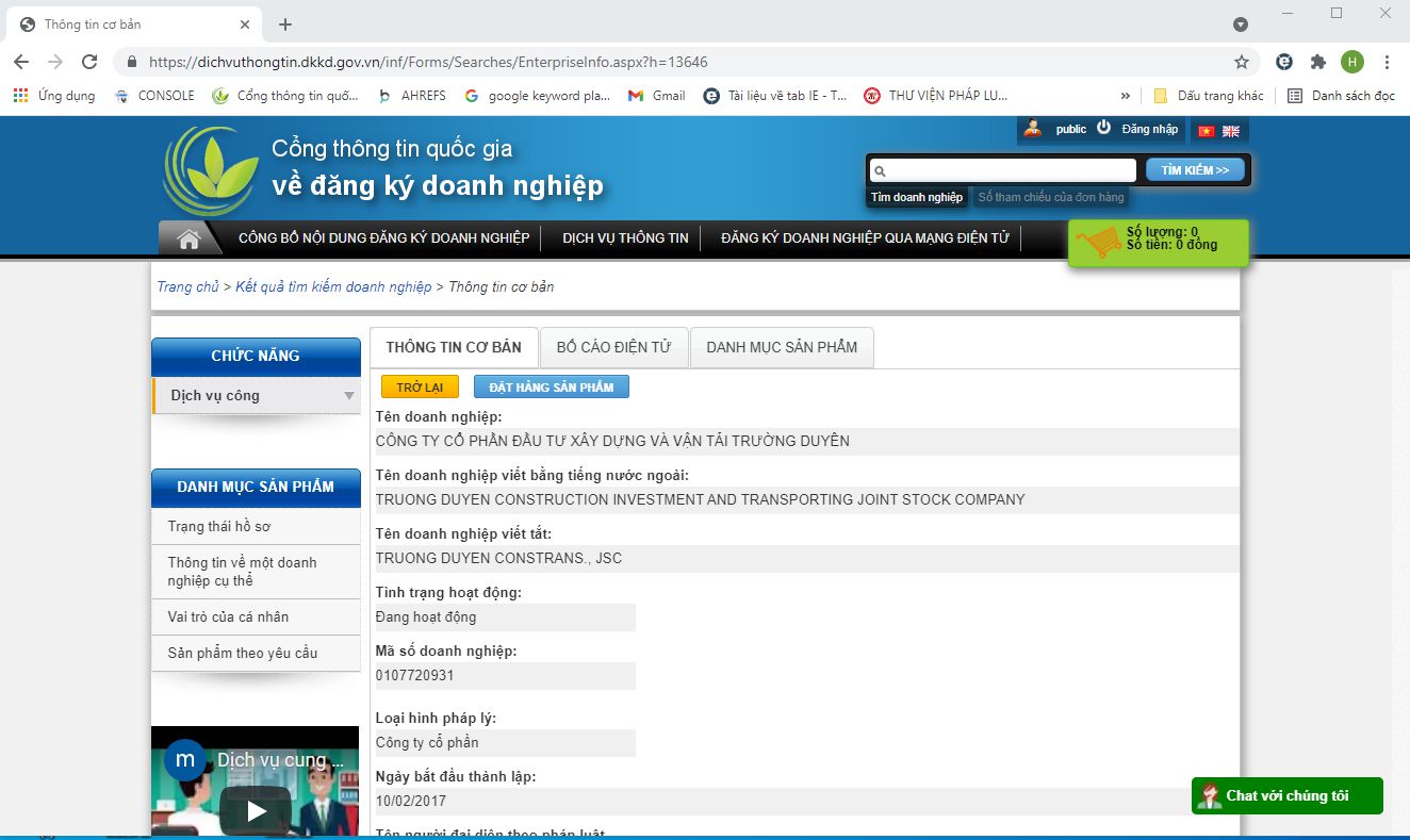 tra cứu mã ngành nghề kinh doanh