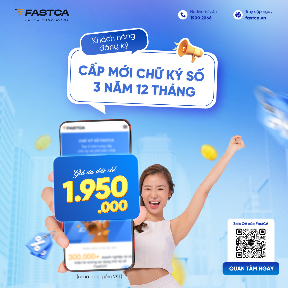 khuyến mãi chữ ký số FastCA