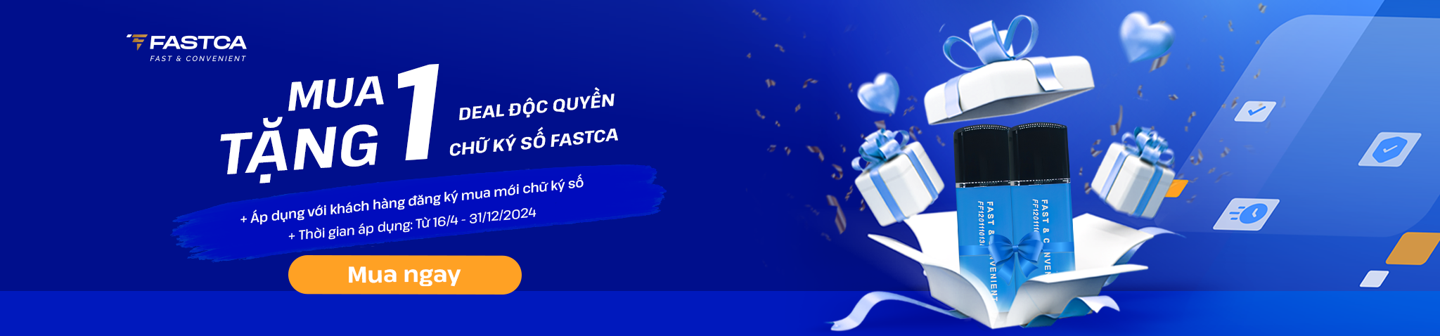 Tung deal to, đón lễ lớn cùng chữ ký số FastCA