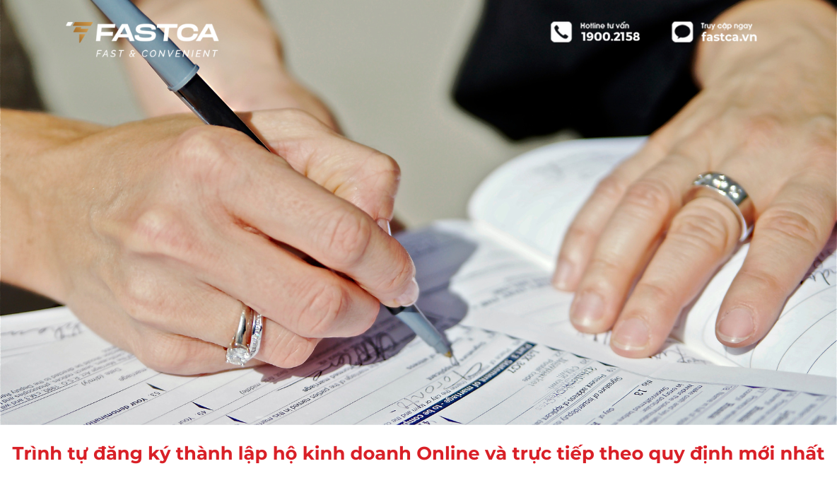 Trình tự đăng ký thành lập hộ kinh doanh Online và trực tiếp theo quy định mới nhất