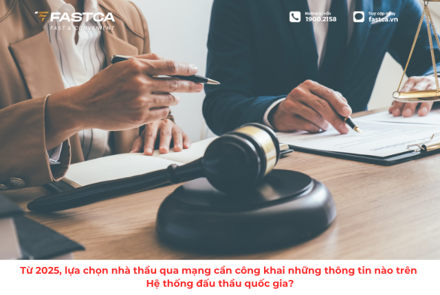 Từ 2025, lựa chọn nhà thầu qua mạng cần công khai những thông tin nào trên Hệ thống đấu thầu quốc gia?