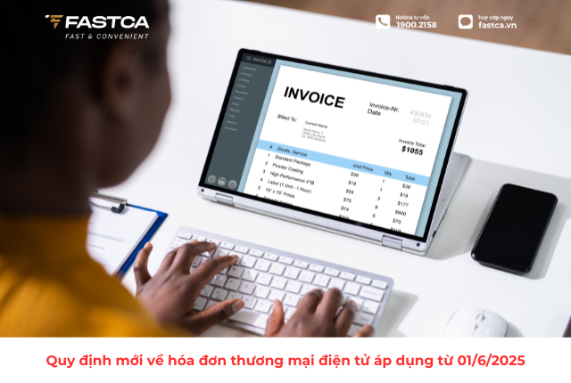 Quy định mới về hóa đơn thương mại điện tử áp dụng từ 01/6/2025