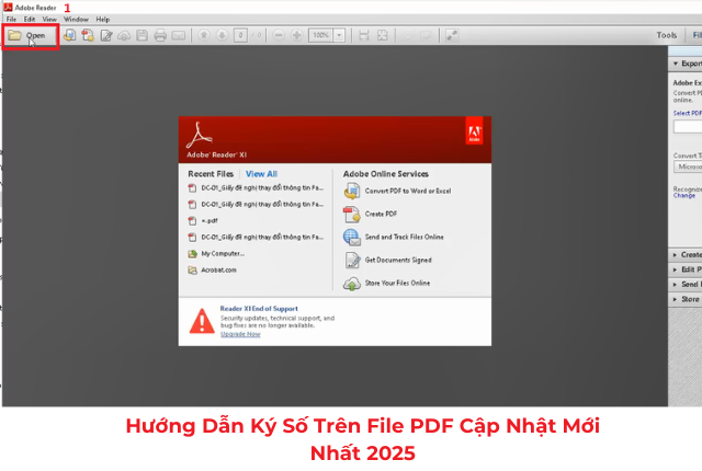 Hướng dẫn ký số trên File PDF cập nhật mới nhất 2025